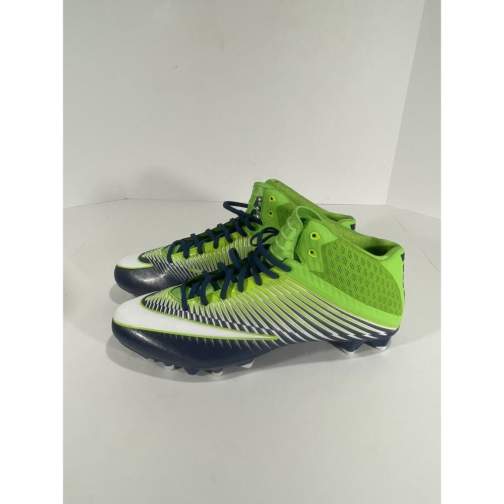 Mens Nike Vapor Speed Football Cleats Size 15 846443-369 Green Blue White‎ New